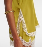 Faithfull Hanna lace-trimmed satin camisole