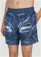 Burberry - Shark Print Swim Shorts in Black