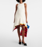 Loewe Asymmetric printed minidress
