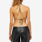 Mother of All Women's Carmen Cut Out Crop Top in Black