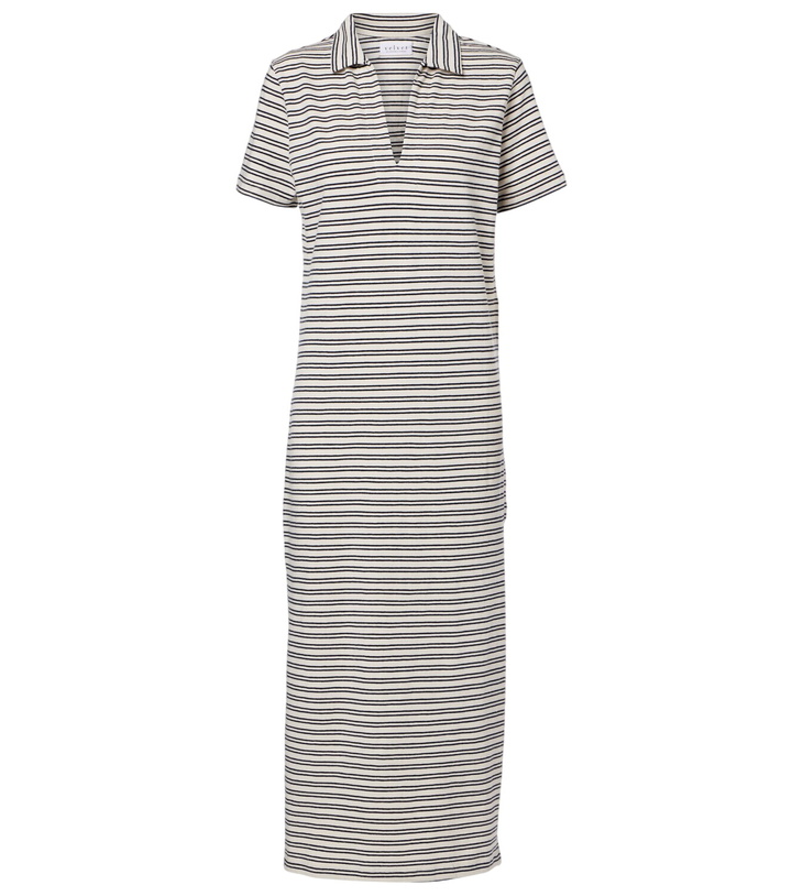 Photo: Velvet Corin striped cotton midi dress