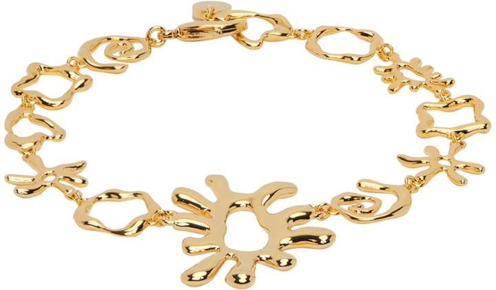 Photo: Jacquemus Gold 'Le Bracelet de Cheville' Bracelet