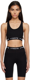 VTMNTS Black Logo Sport Bra
