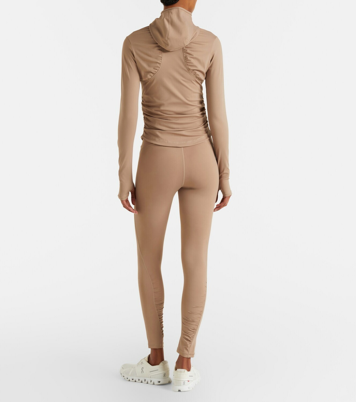 Adidas by Stella McCartney Logo technical half-zip hoodie