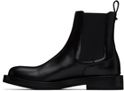 Valentino Garavani Black Rockstud Chelsea Boots