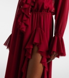 Bananhot Bellen ruffled maxi dress