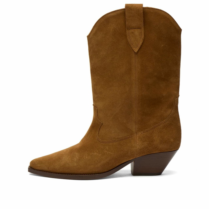 Photo: Isabel Marant Women's Duerto Suede Cowboy Boots in Cognac