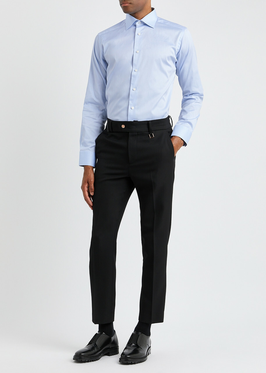 Eton Cotton-twill Shirt Light Blue 2