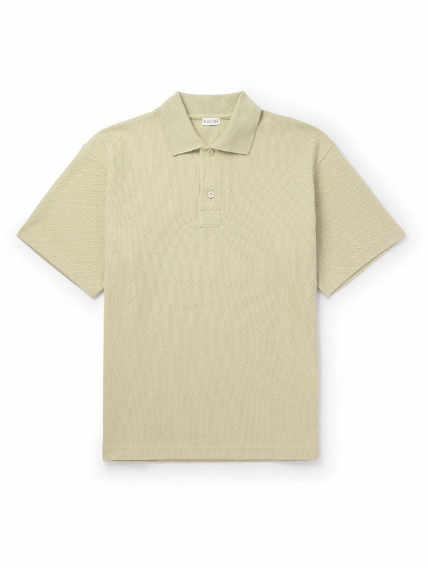 Photo: Burberry - Cotton-Piqué Polo Shirt - Neutrals