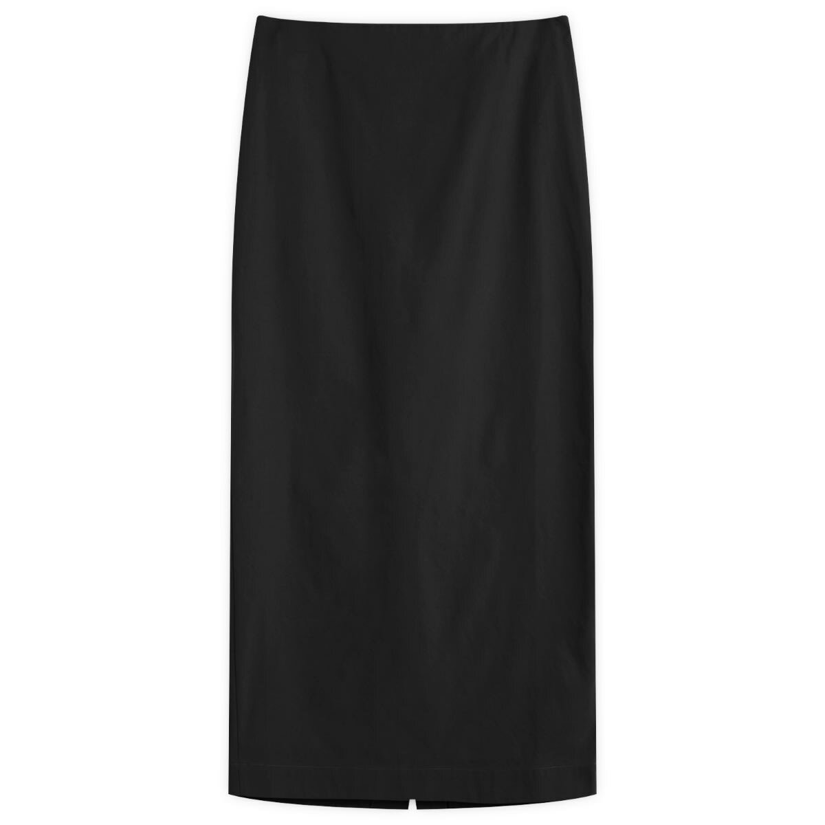 ST. Agni Women's Minimal Column Skirt in Black Olive