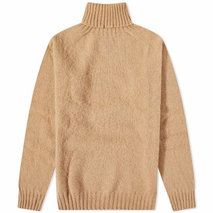 Photo: Howlin by Morrison Men's Howlin' Sylvester Roll Neck Knit in Camel