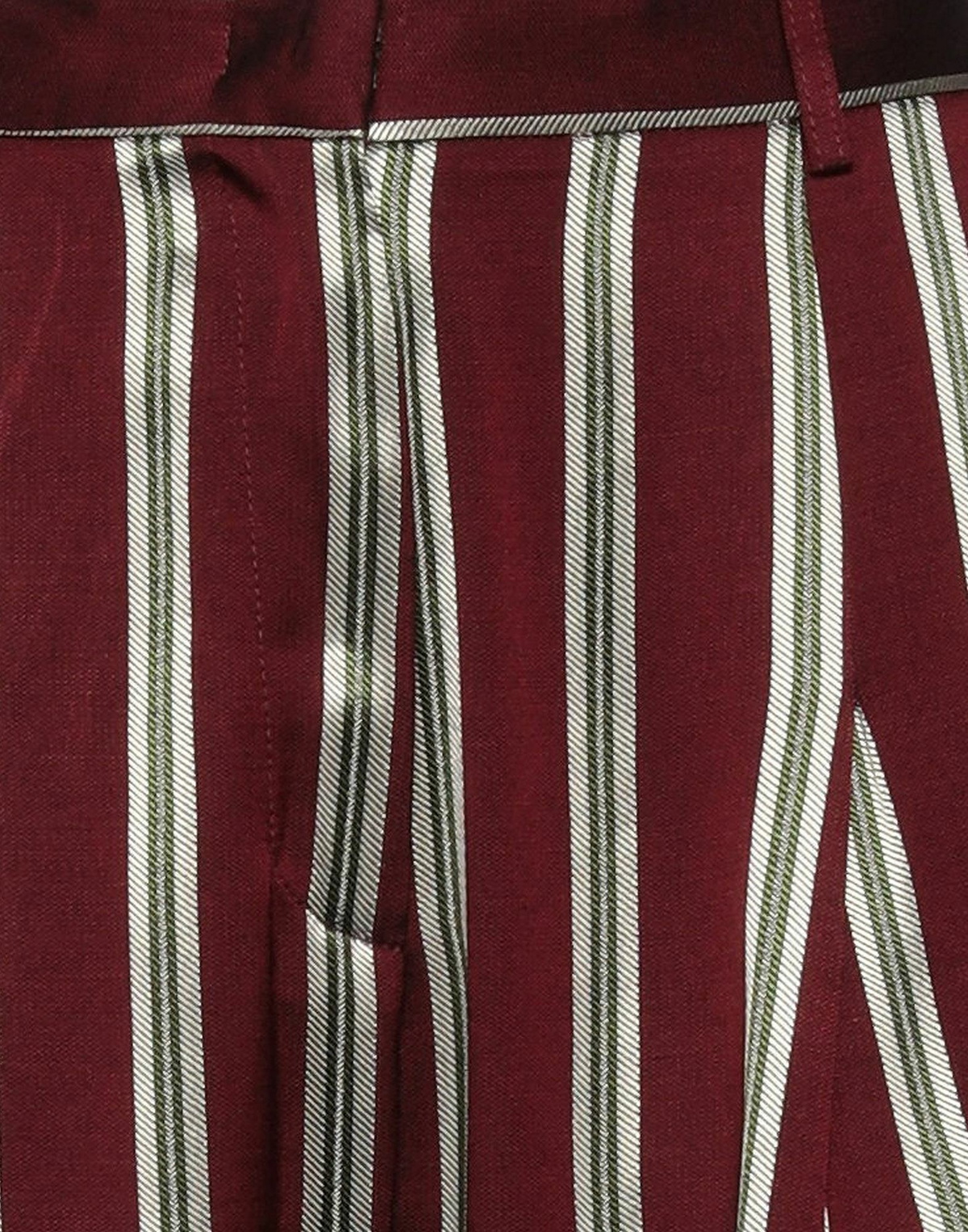 Manila Grace Womens Pants Burgundy
