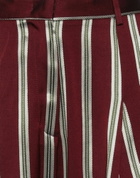 Manila Grace Womens Pants Burgundy