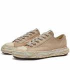 Maison MIHARA YASUHIRO Men's Peterson Original Sole Low Dyed Canva Sneakers in Brown