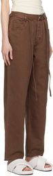 CAMILLA AND MARC Brown Rhodes Jeans