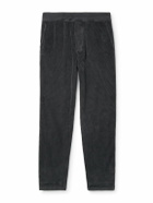 James Perse - Slim-Fit Garment-Dyed Cotton-Blend Corduroy Chinos - Gray