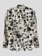 Laneus Floral Print Long Sleeve Shirt
