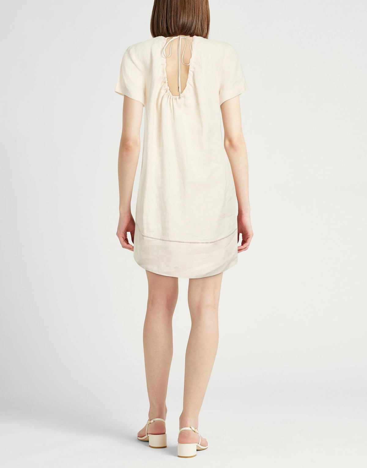 Peserico Womens Mini dress in Beige