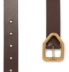TOM FORD - 4cm Brown Leather Belt - Brown