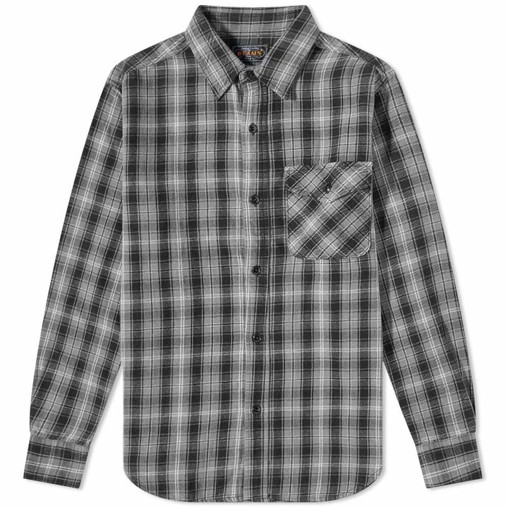 Photo: Beams Plus Men's Check Guide Shirt in Black