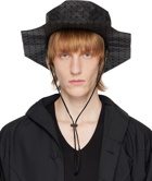 Bao Bao Issey Miyake Black Structured Hat