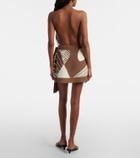 SIR Almara printed silk wrap dress