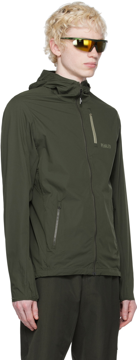 PEdALED Khaki Packable Jacket