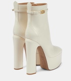 Valentino Garavani Tan-Go leather platform ankle boots
