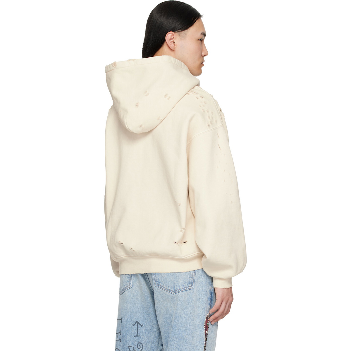 Satoshi Nakamoto Off-White Motoslug Zip Hoodie