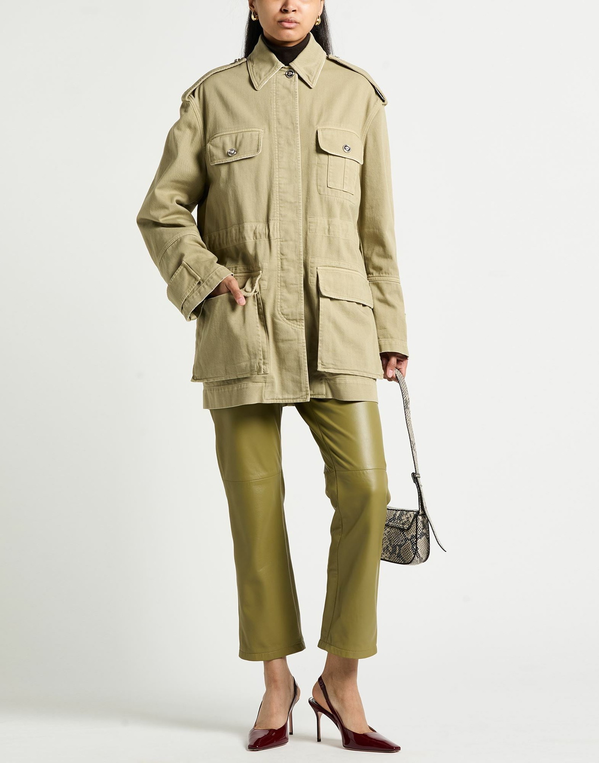 Versace Womens Jacket Light in Green