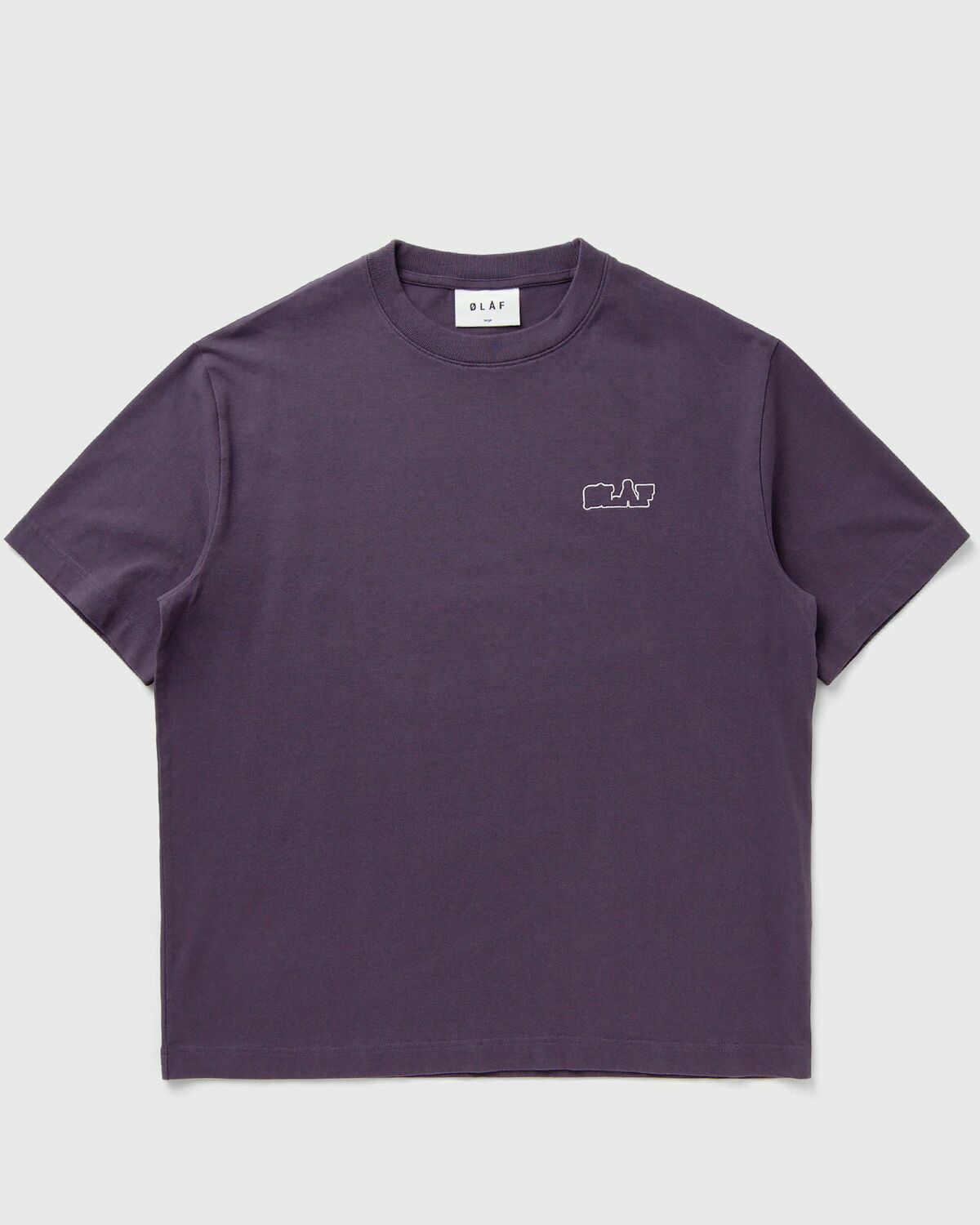 ØLÅF VARSITY TEE Purple Mens Shortsleefe