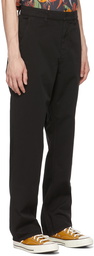 Nudie Jeans Black Lazy Leo Trousers