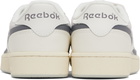 Reebok Classics Off-White & Gray Club C Revenge Vintage II Sneakers