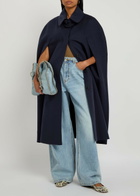 Stella Mccartney Wool Cape Navy