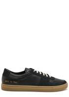 Common Projects Bball Panelled Leather Sneakers Black