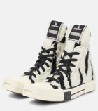 Rick Owens - x Converse DRKSHDW TURBODRK teddy sneakers