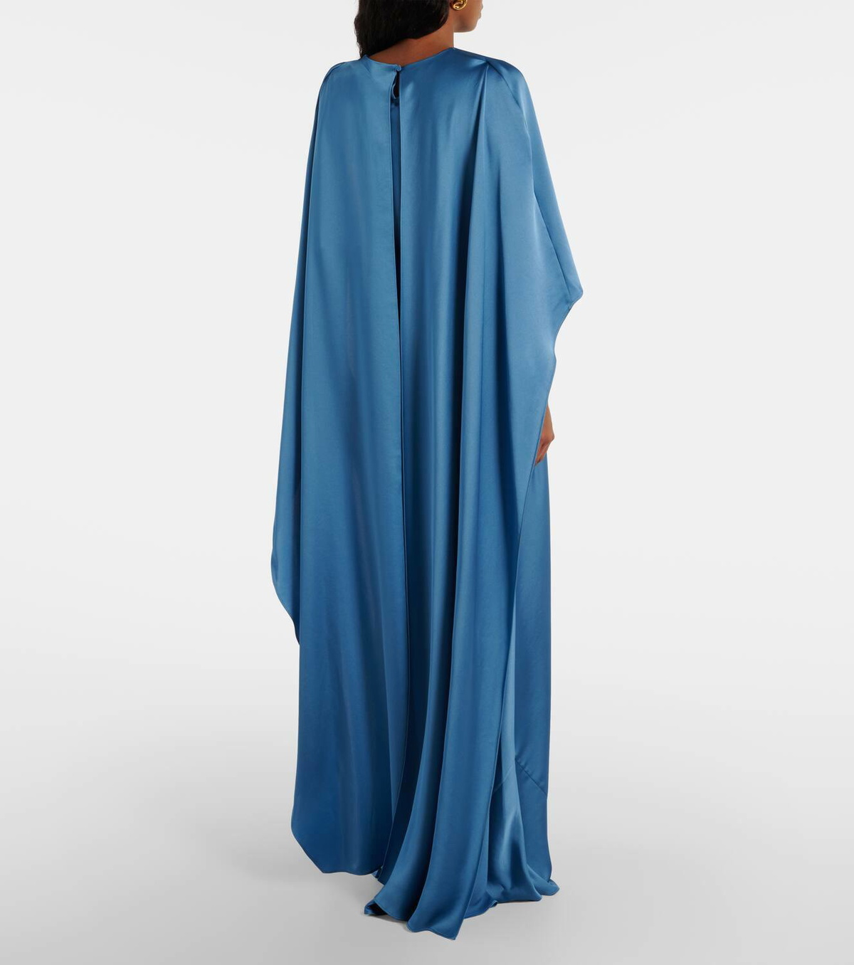 Simkhai Izel caped satin gown
