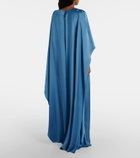 Simkhai Izel caped satin gown