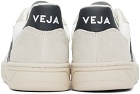 VEJA White & Navy V-10 B-Mesh Sneakers