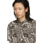 Acne Studios Brown and White Isherwood Shirt