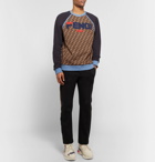 Fendi - Logo-Appliquéd Fleece-Back Cotton-Jersey Sweatshirt - Men - Brown