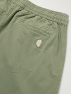 Folk - Assembly Straight-Leg Cotton Drawstring Trousers - Green