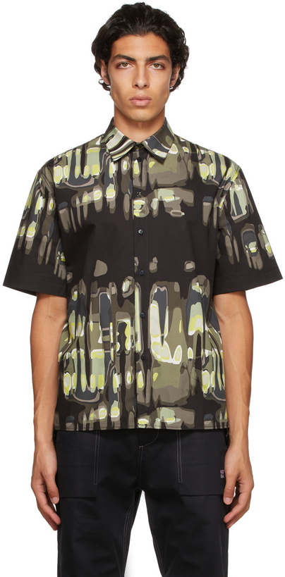 Photo: MSGM Black & Green Camicia Shirt