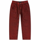 Polar Skate Co. Men's Grund Chino in Red Black