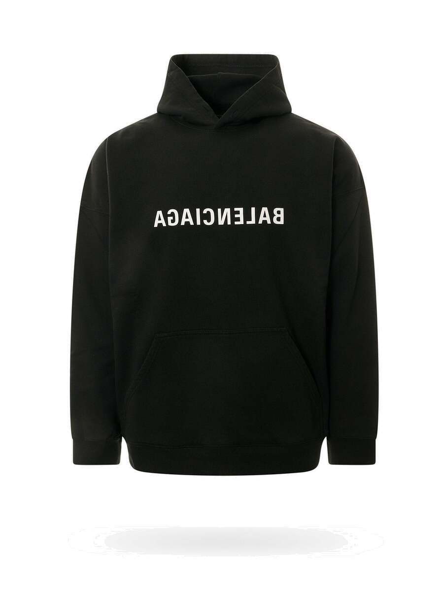 Balenciaga Sweatshirt Black Mens Balenciaga