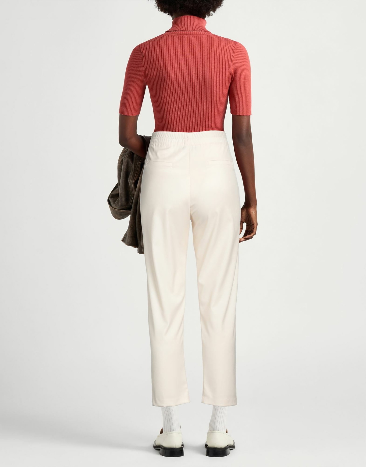 Jijil Womens Pants Ivory