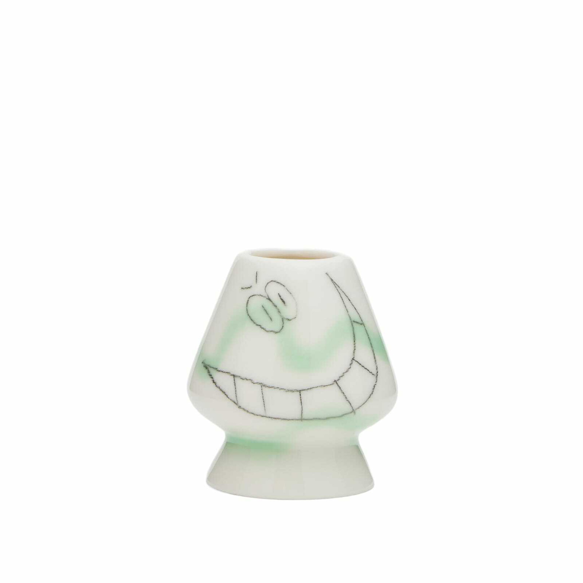 Frizbee Ceramics x END. Matcha Bowl & Whisk Holder in Green Grass 