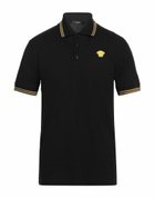 Versace Mens Polo shirt in Black