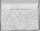 MM6 Maison Margiela Silver Numeric Bifold Wallet