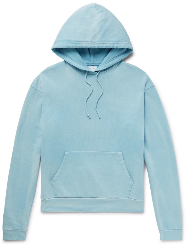 Photo: JOHN ELLIOTT - Exposure Loopback Cotton-Jersey Hoodie - Blue